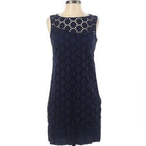 Laundry by Shelli Segal, navy blue dress, 4